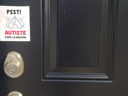 autocollant pour porte d'entrée de votre maison