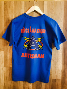 t shirt bleu unisexe parfaitement confortable